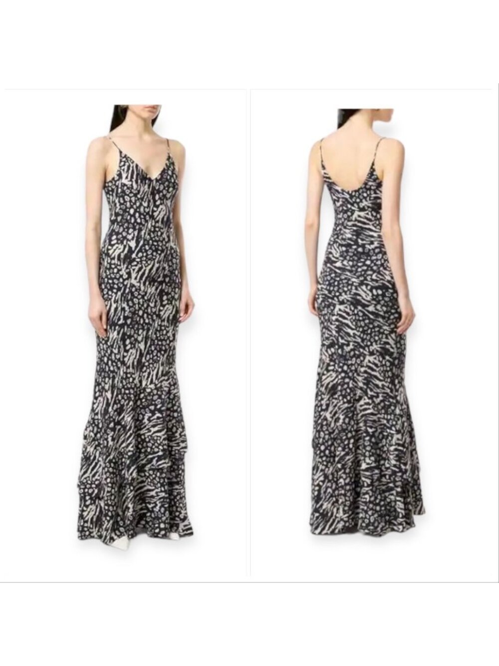 REBECCA VALLANCE LOLA MAXI DRESS, Navy Print, Size 8US, New with Tag